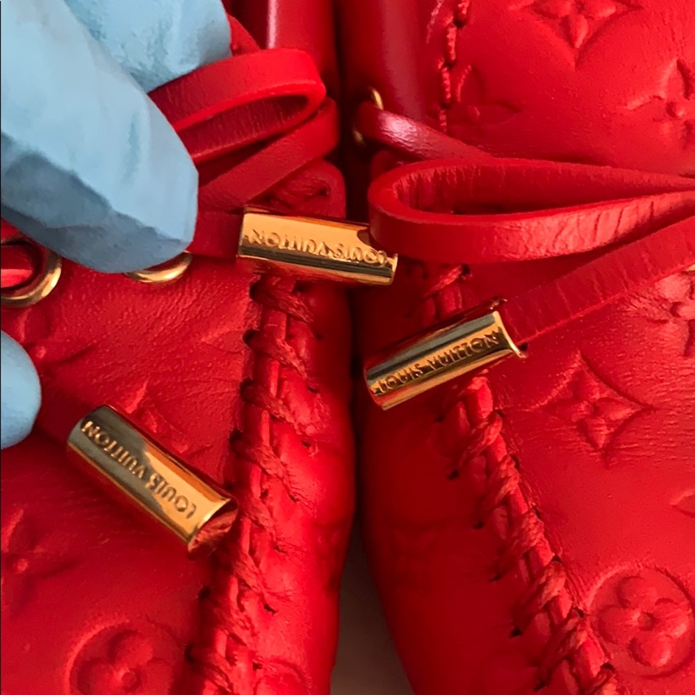 Louis Vuitton Gloria red flat loafer ♥️ - Picture 8 of 8